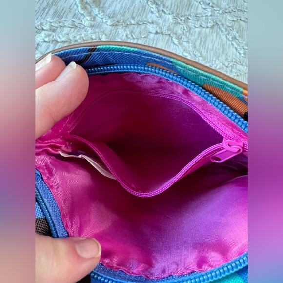 Lily Bloom Multi-Colored Flowered Crossbody Bag Small Purse - Picture 8 of 9